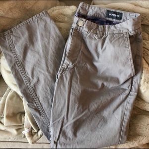 Bonobos Gray Chinos 34/30 Lined Pockets Slim Fit